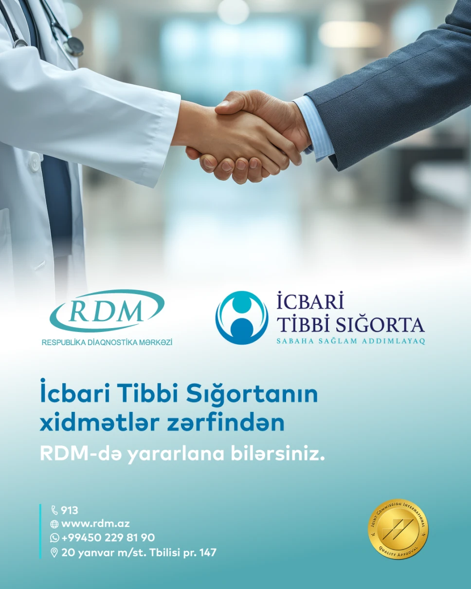 İcbari Tibbi Sığortadan RDM-də yararlan! İcbari Tibbi Sığortadan RDM-də yararlan!