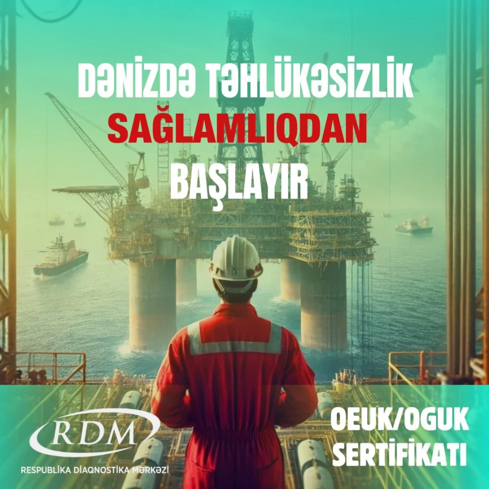 Respublika Diaqnostika Mərkəzində OEUK/OGUK müayinə sertifikatı! Respublika Diaqnostika Mərkəzində OEUK/OGUK müayinə sertifikatı!