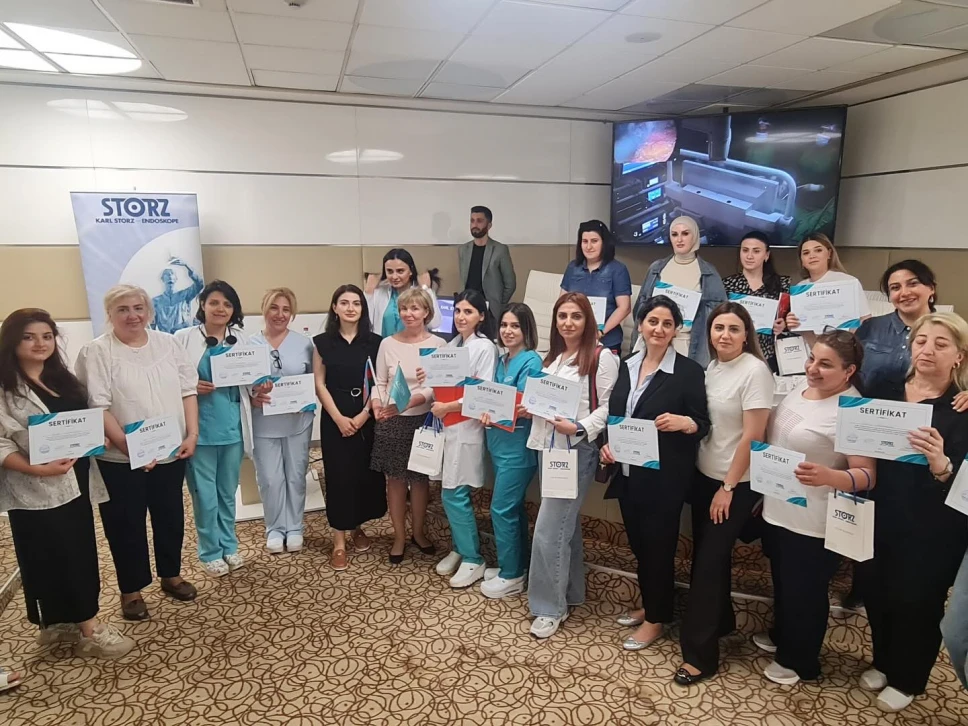 RDM-də Karl Storz ilə Endoskopik Avadanlıqlar üzrə Təlim Seminarı Keçirildi RDM-də Karl Storz ilə Endoskopik Avadanlıqlar üzrə Təlim Seminarı Keçirildi