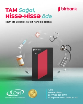 INSTALLMENT WITH “Birbank Taksit”