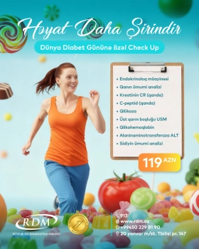 Diabetic Check‑Up for 119 AZN