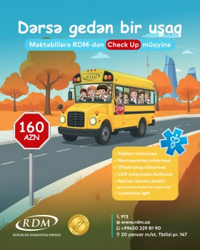 School Health Check‑Up for 160 AZN