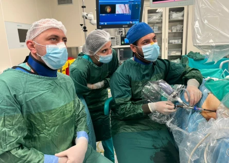 Dr. Kanan Ahmadov performed a live "Mini-percutaneous nephrolithotripsy" operation.